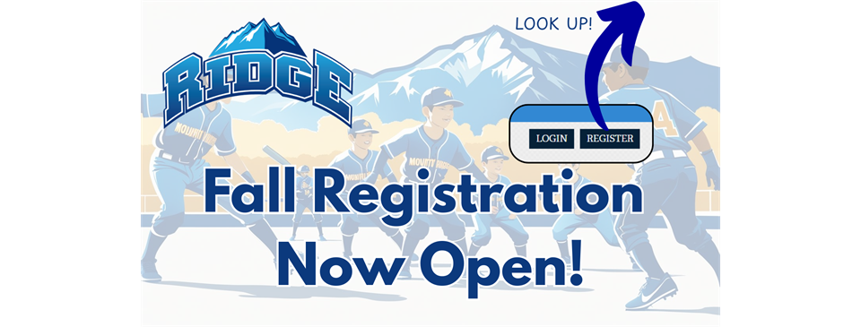 Fall Registration is Now Open!