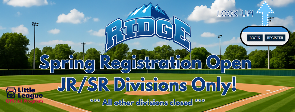 2026 Spring Registration Now Open!