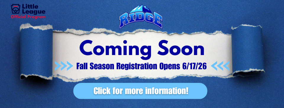 Fall Registration Opens Soon!